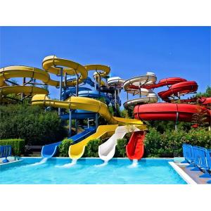 Swimming Pool Fiberglass Water Slide Outdoor Adventure Park Playground Equipment