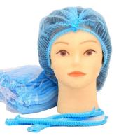 China Breathable PP Disposable Hair Net Cap With Single Elastic For Hair Protection on sale