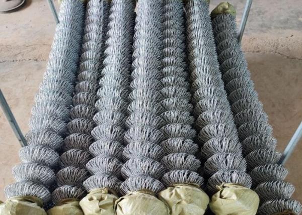 3.0mm Pvc Coated Galvanized Chain Link Fence With Knuckle Twist Edge