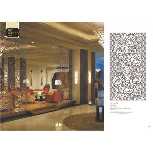 China manufacturer newest designs stainless steel screen partition  Saudi arabia Qatar Dubai Singapore hotels