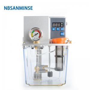 China NBSANMINSE SDX2-22C Thin Oil Lubrication Pump Gear 2 liter 3 Liter 2 Mpa with single / Double digital display For CNC Ma supplier