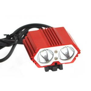 Long Working Life LED Bicycle Headlight 8.4V For Night Sports Red Surface