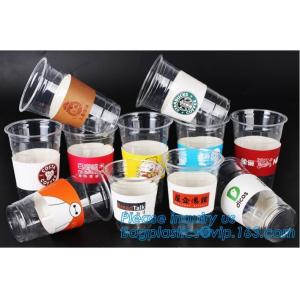 Amazon Hot Selling 9 oz Gold Rimmed Clear Plastic Tumblers Plastic Cups Fancy Disposable Wedding Cups bagplastics bageas
