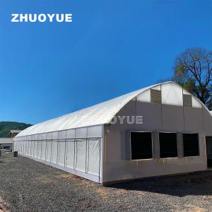 OEM ODM Medicinal Plants Grow Tunnel Greenhouse With Blackout System