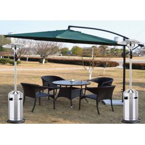 220 cm H StainlessSteel Silver Gas Flexible Column Patio Heater