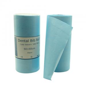 Productos consumibles dentales del babero del delantal dental impermeable dental disponible paciente del rollo