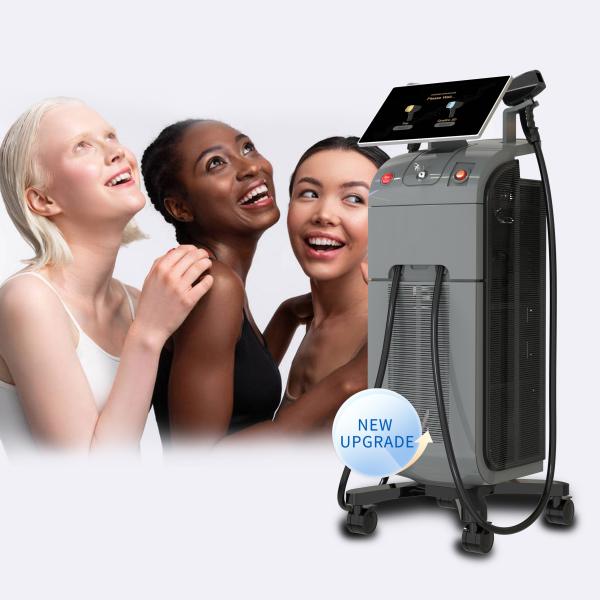 Newest High Power Diode Laser 808 nm Ice Platinum Titanium 4 Wavelength Diode Laser Hair Removal 3 Years Warranty Machine