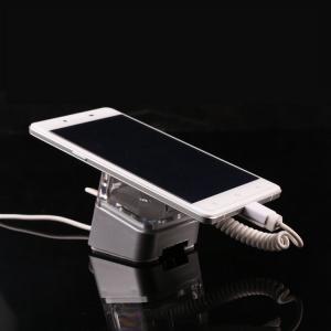 COMER anti-theft security alarm acrylic holder devices alarm Cell phone stand with alarm charging cable