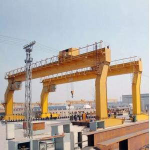 China MHLP Trolley Type Single Beam Gantry Crane For Container Handling supplier