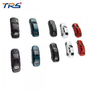 1:100 scale ABS plastic model painted car model toy 4-4.8cm for architectural miniature kits