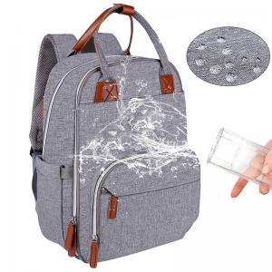 Multifunction Travel Back Pack Maternity Baby Changing Bags Large Capacity Waterproof and Stylish Grey