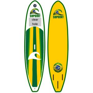China Green Inflatable SUP Board SUP11' Inflatable Fishing Sup With LOGO Customized supplier