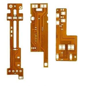 Flexible Circuit Double Sided PCB Boar W / Yellow Solder Mask ENIG Surface Finish