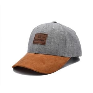 Customizable Embroidered Baseball Caps Cotton Twill Fabric