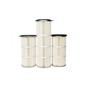 China 5um,0.5um,2um,0.2um Powder Coating Spray Booth Recycling Pleated Filter Cartridge supplier