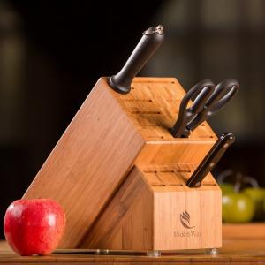 professional manufacturer of knife block set block knife set for high quality