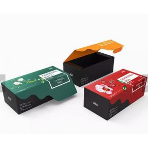 Creative Flip Type Tea Packaging Box Multicolor Matte For Health Products