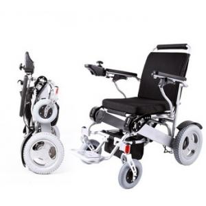 Handicappe plegable manual de aluminio ligero del plegamiento de la silla de ruedas sin cepillo de la energía eléctrica