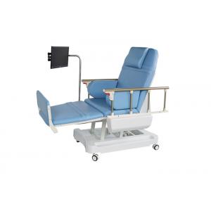 China Automatic Dialysis Chairs , Electric Blood Drawing Chair With Flat Bed Position supplier