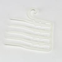 China Logo Printed Plastic Suspender Hanger For Socks And Underwear on sale