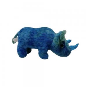 China Blue Plush Rhinoceros Soft Toy 28 Cm supplier