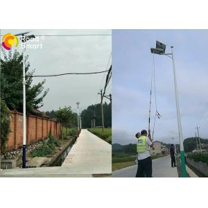 China 20W LED Integrated Solar Street Light 3000K-6500K With Microwave Motion Sensor supplier