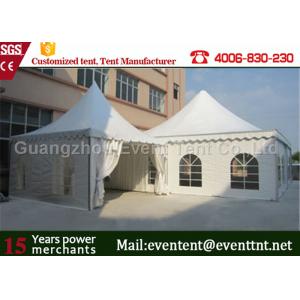 Solar Power Folding Camping Tent White , Luxury Sun Shade Tent For Beach