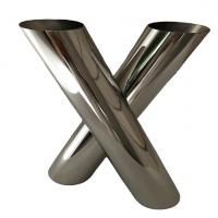 China Luxury metal decorative X shape flower pots & planters on sale