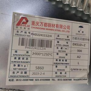 China G90 Z275 Galvanized Steel Coil / GI Coils Width 1000mm 1250mm 1500mm Regular Spangle supplier