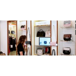 China Customized Size Interactive Showcase Display Cabinet For Shoes And Bags 3D Sensing Technology supplier