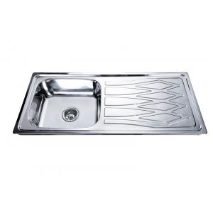 cheap polish stainless steel  kitchen cabinet with sink malaysia 106*45CM