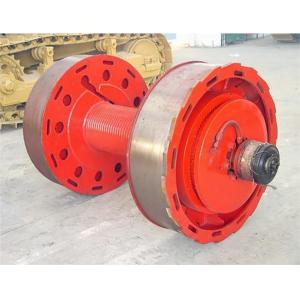 Alloy Steel Workover Rig Grooved Winch Drum With Gear Ring