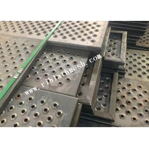 China 1m Length Perforated Metal Mesh Sheet Fish Scale Hole Anti Skid Walkway wholesale