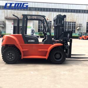 China 6 ton diesel hydraulic forklift with ISUZU engine and automatic transmission supplier