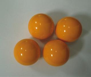 Pieza anaranjada del Trackball del diámetro del color 50.m m solamente para diverso uso del aparato médico