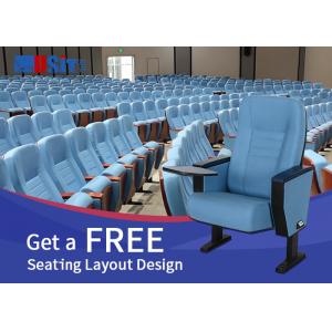 Commercial Foldable Public Theater Seating Customized Coor Cinema Chairs