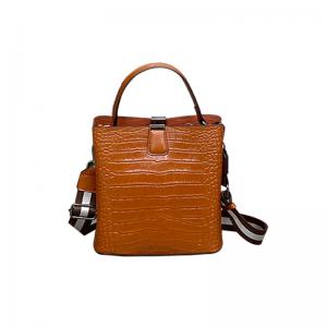 Tote Handbag Bag Women's Real Leather Corcodile Grain Big Capacity Handbag