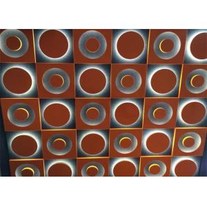 Home Theater Acoustic Wall Panels , Decorative Wall Light Panels 9mm / 12mm