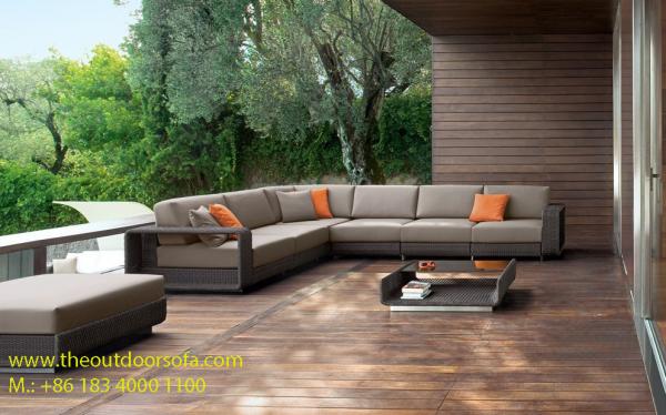 Rattan Garden Furniture, Outdoor Patio Sofa, Sectional Sofa, Wicker Furniture