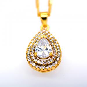 China High quality Vintage pendants Women/Men zircon jewelry Gift 18K Gold Plated supplier