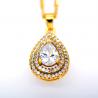 High quality Vintage pendants Women/Men zircon jewelry Gift 18K Gold Plated