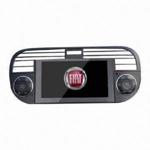 China FIAT 500 Car DVD Player with GPS Navigation + Can Bus, 800 x 480-pixel Resolution, 3.8kg Weight on sale 
