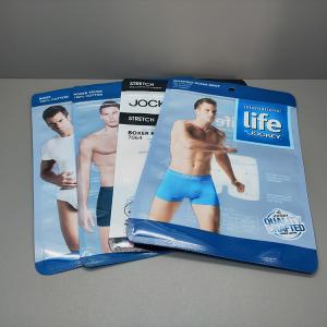 Plastic Three Side Seal Pouch Transparent Custom Mylar Bag For Man'S Underwear