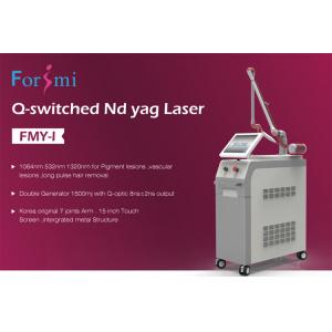 Professional smart machine 1064nm 532nm 12 inch Q-switch nd yag laser tattoo removal pain free