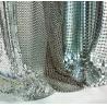 Flexible Metal Bead Curtain Room Divider , Metal Sequin Fabric For Decoration