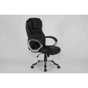 Ergonomic Black Executive Leather Office Chair Comfortable With High Back