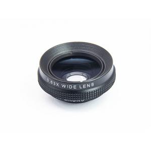 China Black Alloy DSLR Camera Lens , Optical Glass 0.63X Wide Angle Digital Slr Camera Lens Filters supplier