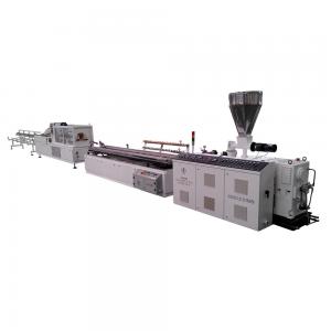 China Pvc Profile Extruder Pvc Ceiling Panel Production Line PLC Control System supplier