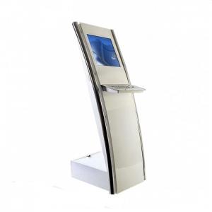 Free Standing Ticket Vending Kiosk All Steel Structure With Long Service Life