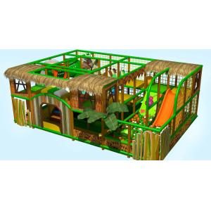 China forest theme baby interactive indoor playground big slide indoor play centre for cafeteria supplier
